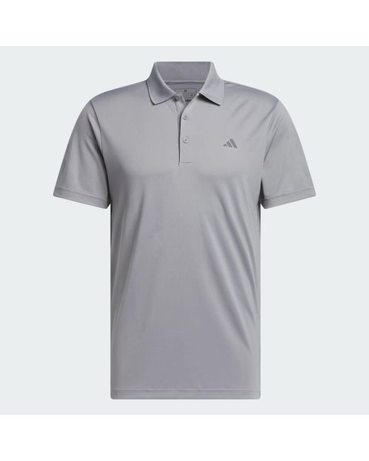 Polo Adi Performance Adidas de hombre de color Gray