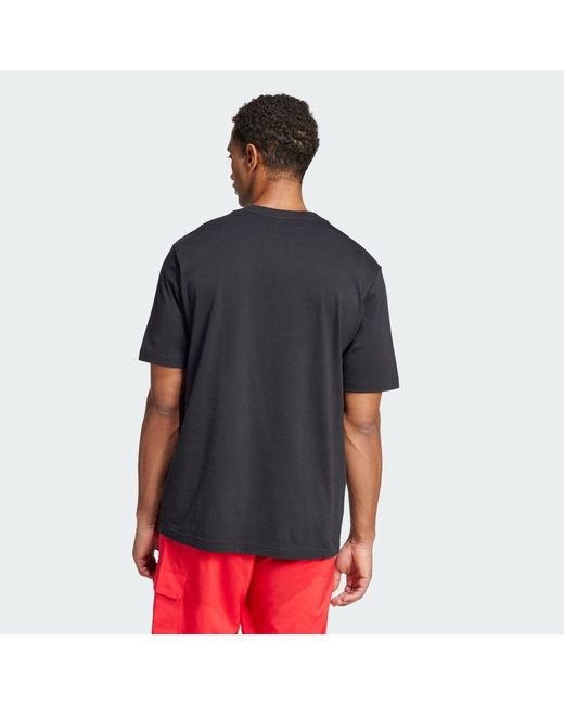 Adidas Gray Essentials Linear Single Jersey Tee for men