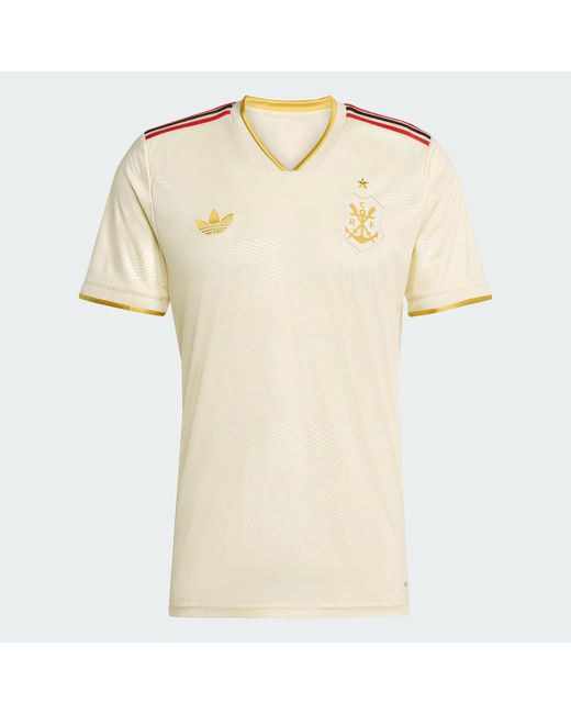 Adidas Natural Cr Flamengo 25 Third Jersey for men
