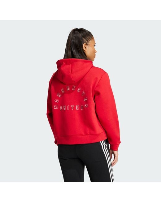 Adidas Red Manchester United Anthem Jacket