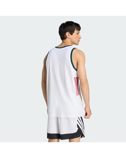 Adidas White Real Madrid Bb Home Jersey for men