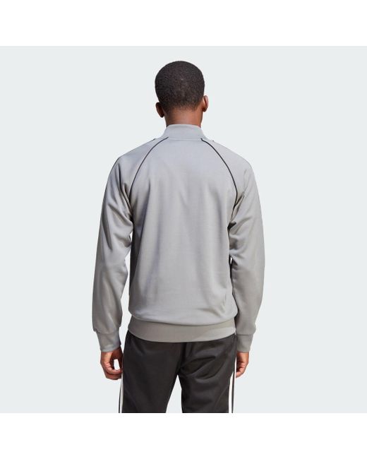 Adidas Gray Adicolor Classics Sst Track Jacket for men