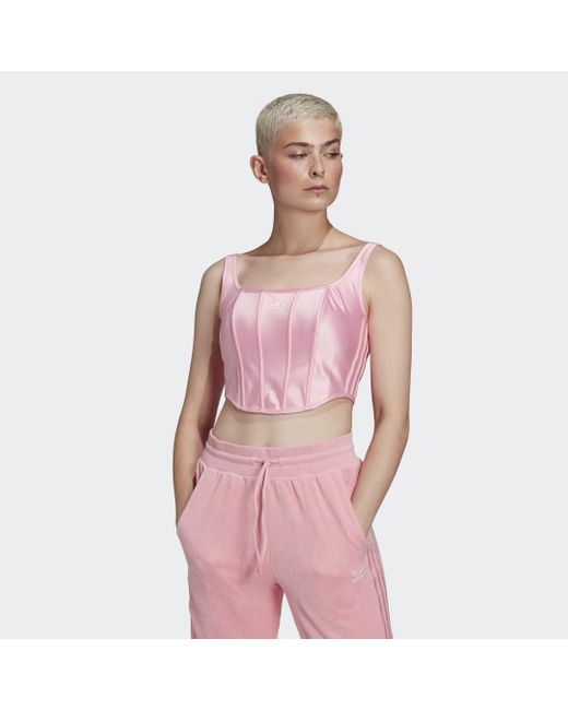 adidas Satin Korsett in Pink | Lyst CH