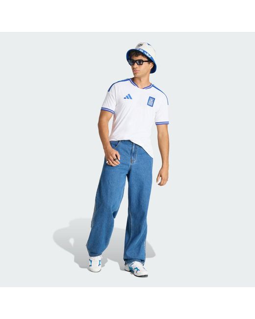 Adidas Blue Greece Jerseys/Replicas for men
