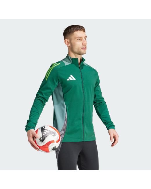 Adidas Green Tiro 24 Competition Training Track Top for men