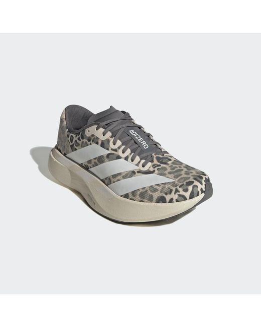 Adidas White Adizero Evo Sl Shoes
