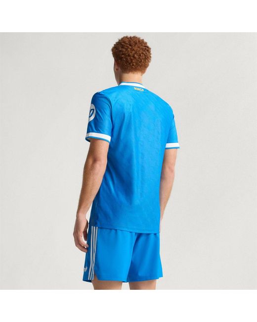 Adidas Blue Real Madrid 25/26 Third Authentic Jersey for men