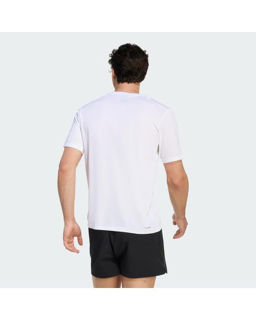 Adidas White Gym & Training Workout Essentials Base T-Shirt Kd5453 for men