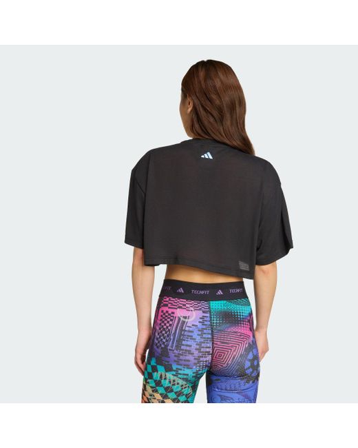 T-Shirt X Jeremy Scott di Adidas in Black
