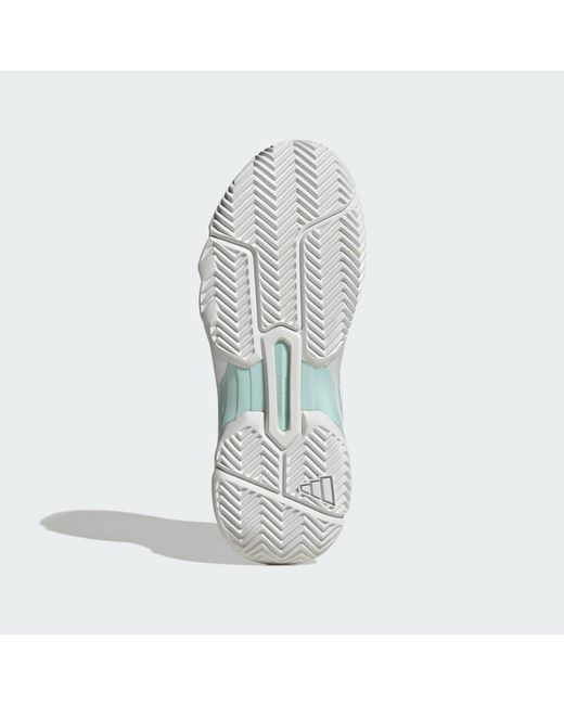 Adidas Blue Courtjam Control 3 Tennis Shoes