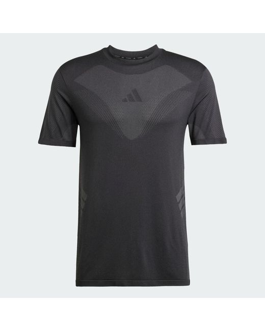 Adidas Black Seamless T-Shirt for men