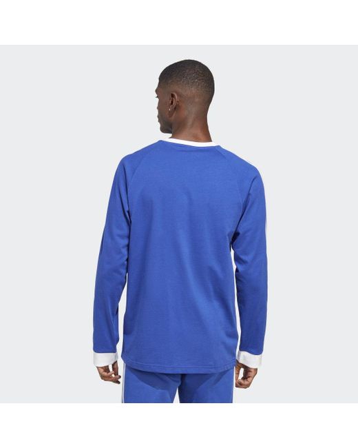 Adicolor Classics 3-stripes Long-sleeve Top adidas pour homme en coloris  Bleu | Lyst