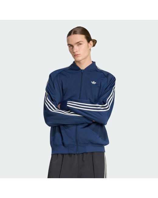 Adidas Blue Britcore Superstar Tracktop for men