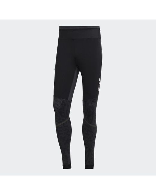 Leggings Da Trail Running Terrex Agravic di Adidas in Black da Uomo