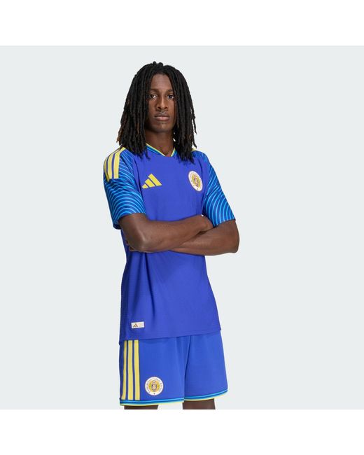 Adidas Blue Curacao 26 Home Authentic Jersey for men