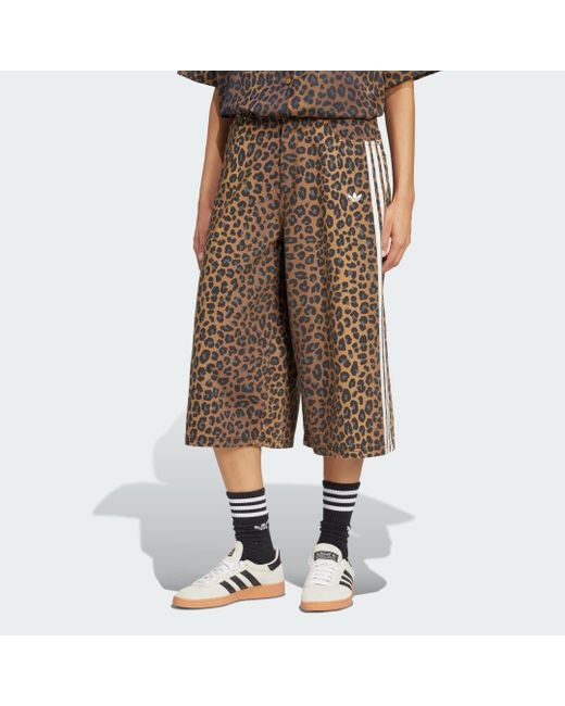 Adidas Brown Originals Denim Bermuda Shorts