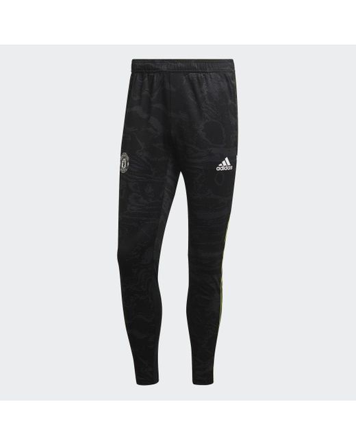 Adidas Black Manchester United Condivo 22 Training Tracksuit Bottoms for men