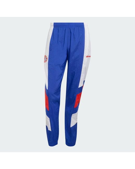 Adidas Blue Fc Bayern Muenchen Eqt Track Pants for men