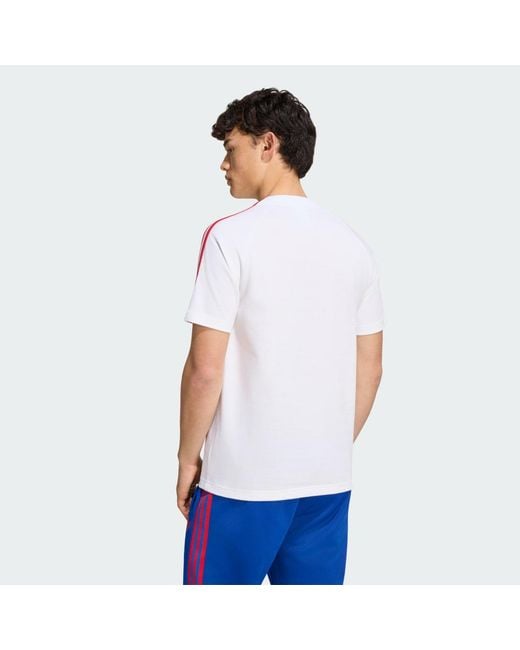 Adidas Red Manchester United Originals T-Shirt for men