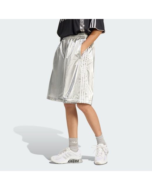 Pantaloni Da Allenamento Adilenium Season 4 Teamgeist Oversize Argento di Adidas in Gray