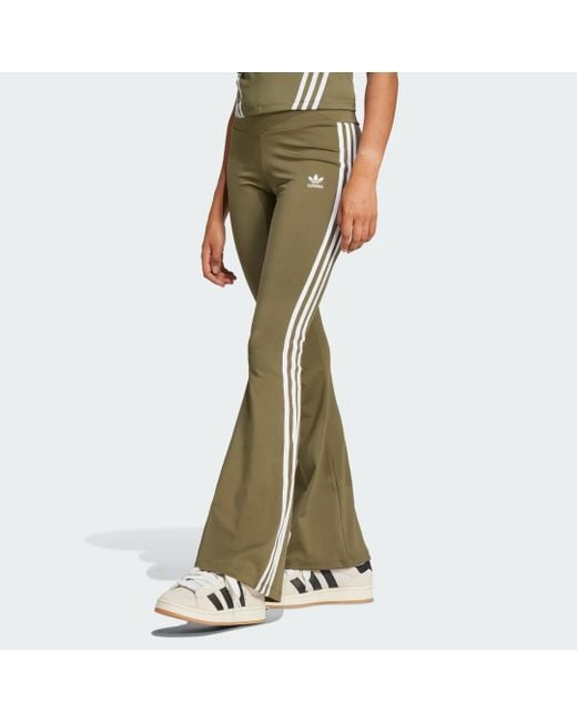 Adidas Originals Green Flared Leggings