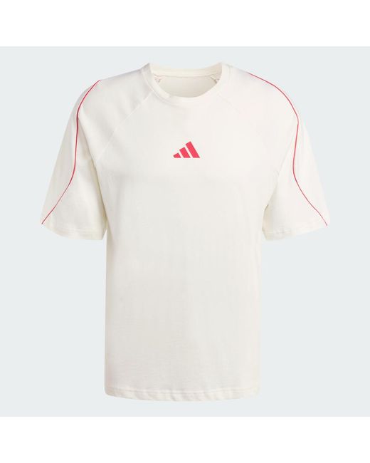 Adidas White Stadium T-Shirt for men