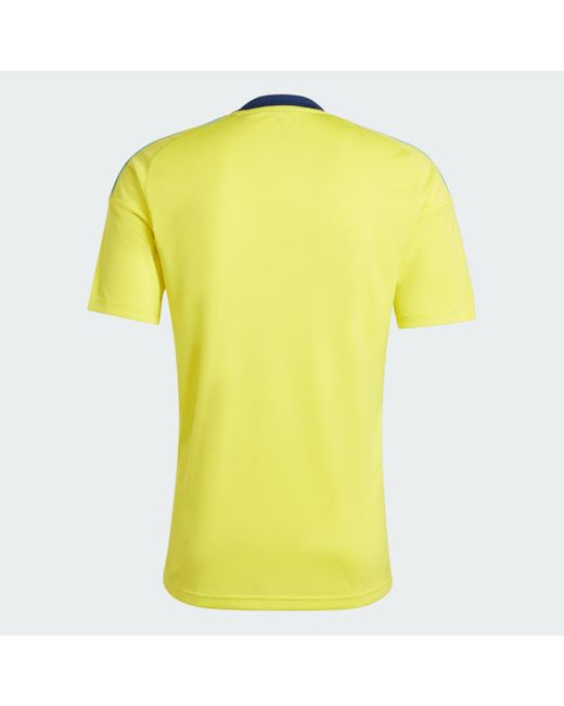 Adidas Yellow Sweden 24 Home Fan Jersey for men