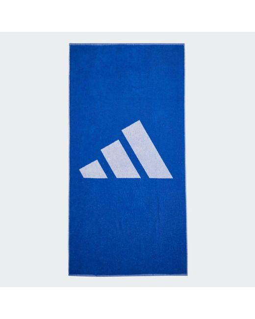 Adidas Handdoek Large in het Blue