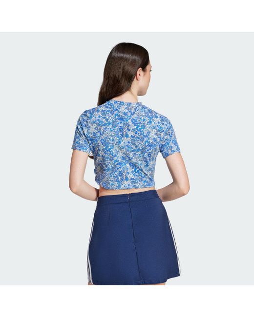 Adidas Originals Blue Originals X Liberty London Tonal Baby T-Shirt