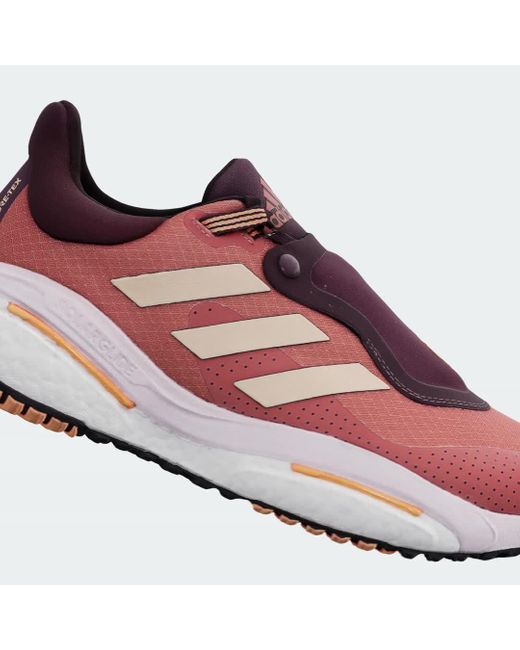 Adidas Red Solar Glide 5 Gore-tex Shoes