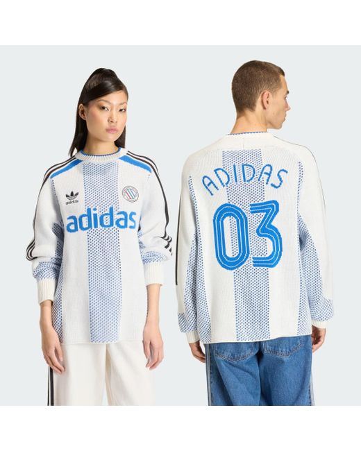 Adidas Blue Adicolor Blokecore Longsleeves Light Weight Pullover