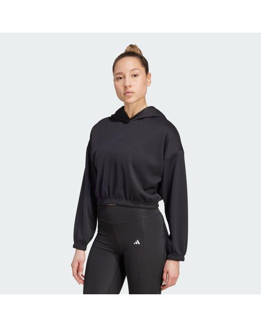 Adidas Black Yoga Cover-Up