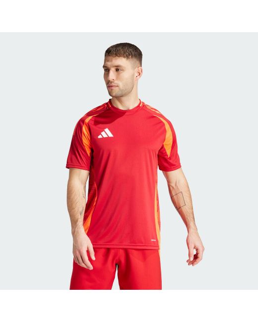 Adidas Red Tiro 24 Competition Match Jersey for men