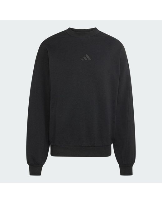Adidas Black Kit Small Logo Sweatshirt for men
