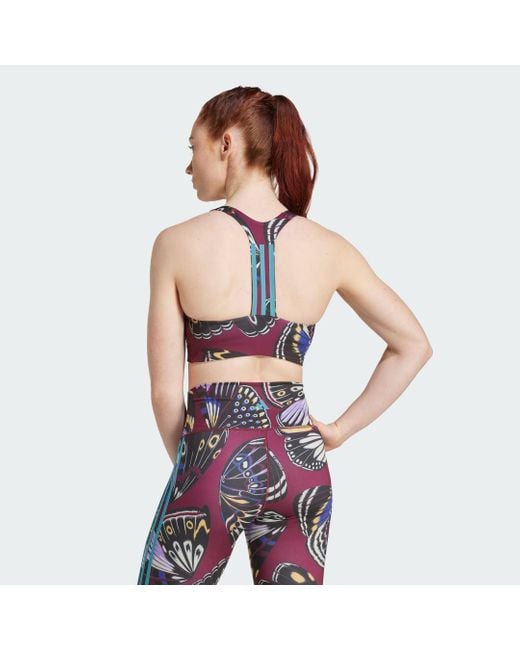 Adidas Multicolor X Farm Medium Support Bh