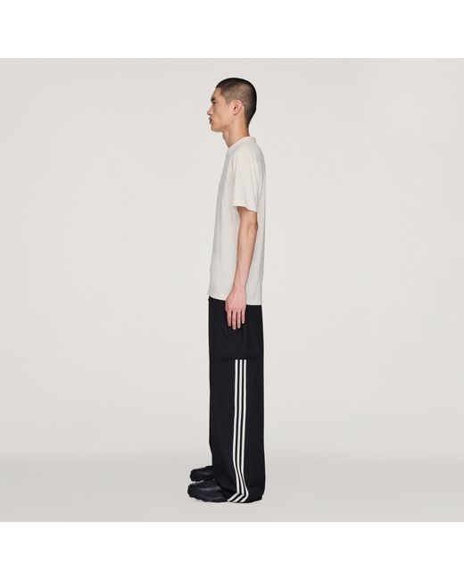 Adidas White Y-3 Regular Short Sleeve T-Shirt