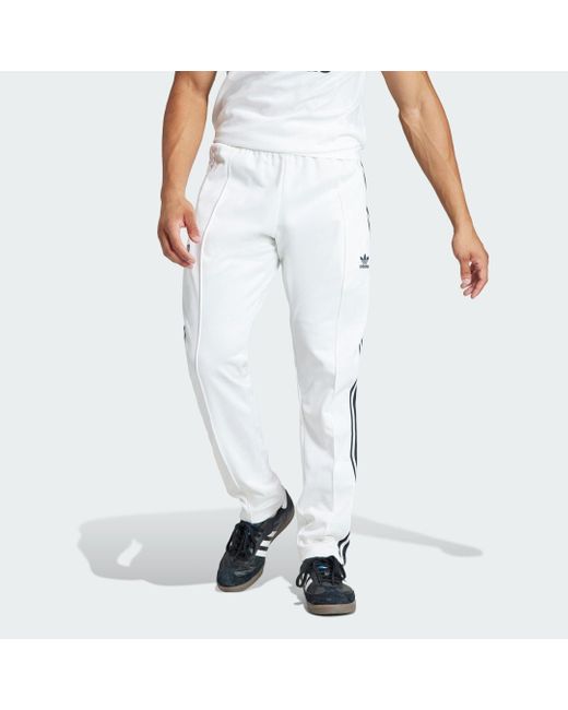 Adidas White Juventus Beckenbauer Tracksuit Bottoms for men