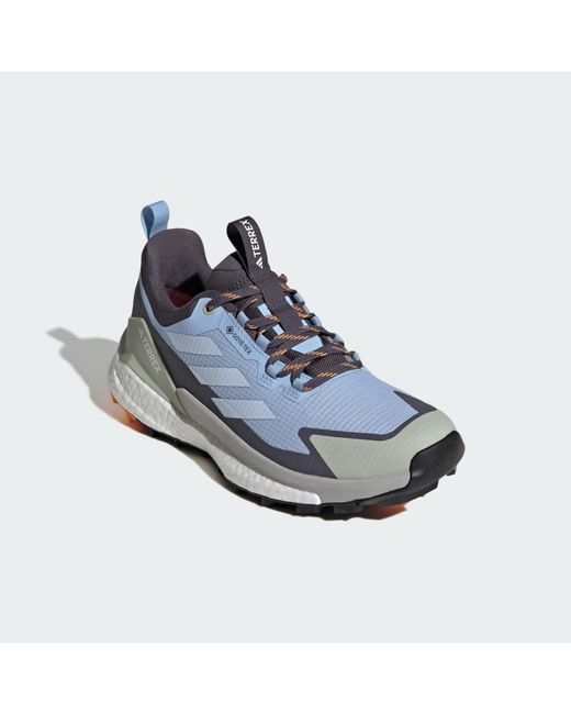 Adidas Blue Terrex Free Hiker 2.0 Low Gore-Tex Hiking Shoes