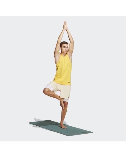 Adidas Natural Yoga Training 2-In-1 Shorts for men
