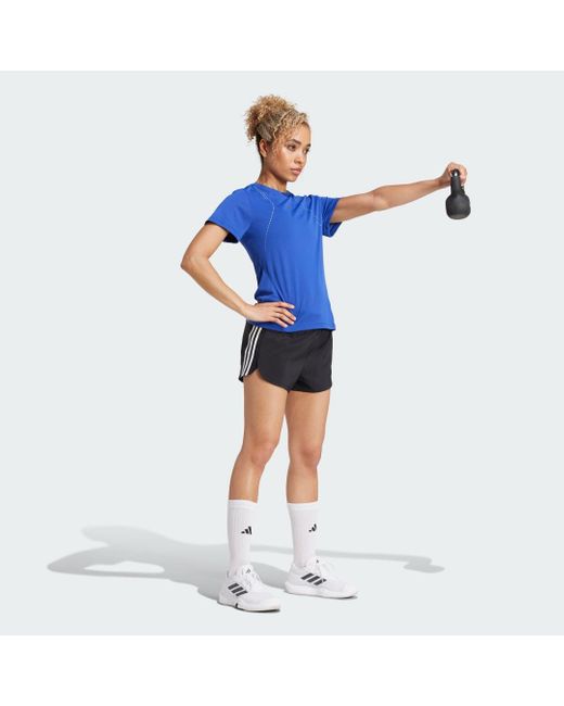 Adidas Blue Designed For Training Heat.Rdy Hiit T-Shirt