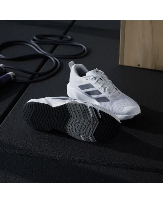 Adidas White Rapidmove Go Trainer M for men