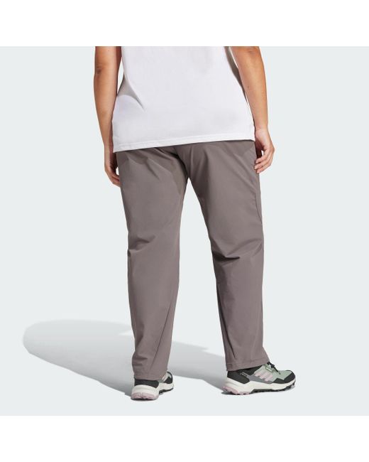 Adidas Gray Terrex Xperior Trousers (plus Size)