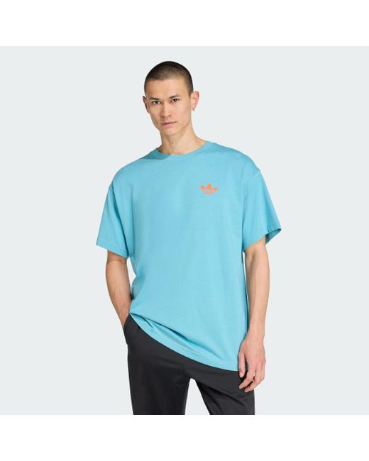 Camiseta Oversize Sport Club Gfx Adidas de hombre de color Blue