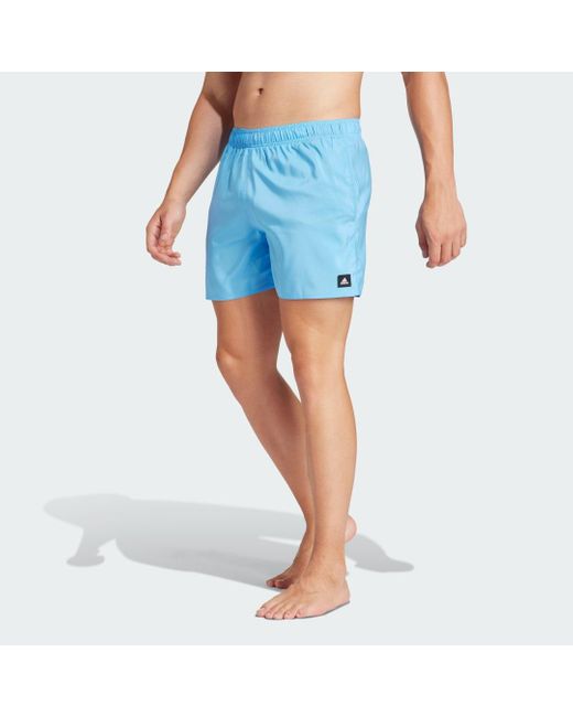 Adidas Solid Clx Classic-length Zwemshort in het Blue voor heren