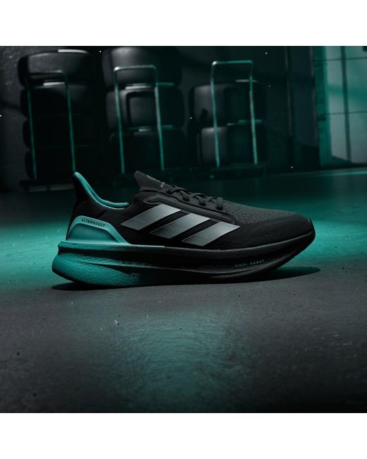 Adidas Blue Ultraboost 5 Mercedes Amg Petronas F1 Team Shoes for men