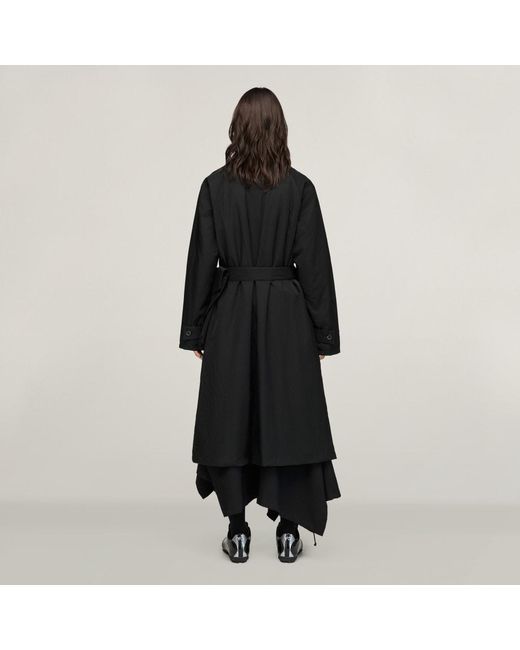 Adidas Black Y-3 Spun Nylon Coat