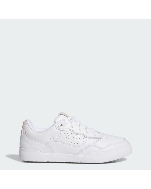 Adidas White Golf Retrocross 25 Spikeless Golf Shoes Ih3398