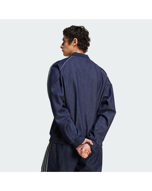 Adidas Blue Sst Adicolor Loose Sst Denim Stone for men