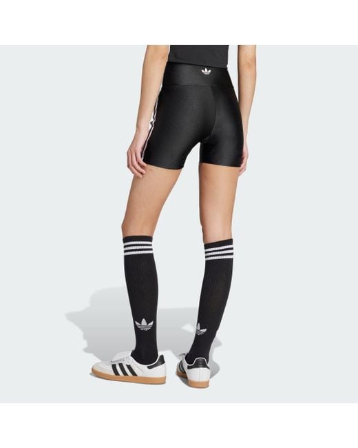Adidas Black ADICOLOR 3-STREIFEN BOOTY SHORTS