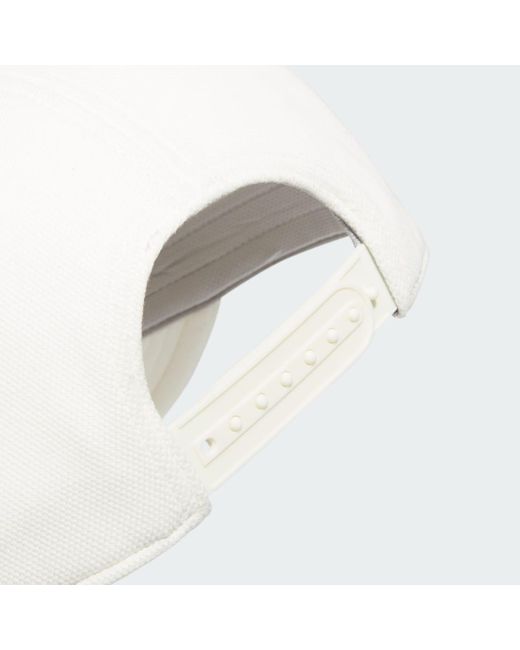 Adidas White Piqué Cap for men